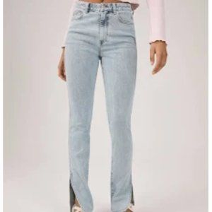 Something Navy Nina Denim with Slit